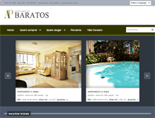Tablet Screenshot of apartamentosbaratos.com.br