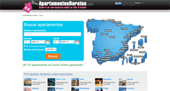 Desktop Screenshot of apartamentosbaratos.com